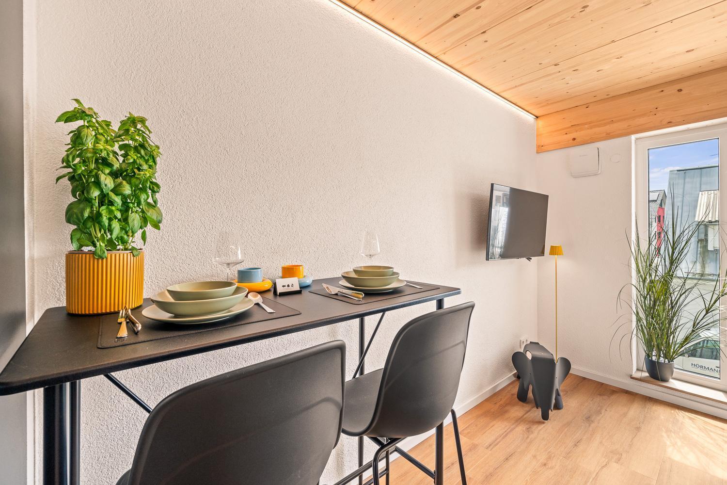 Einzimmer Wohlfuehlapartment Vier Klimatisiert FDH Exterior foto